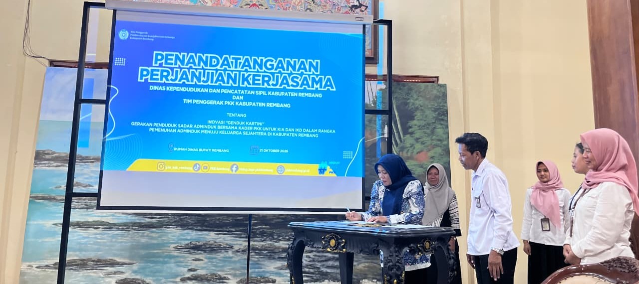 Gandeng Kader PKK, Dindukcapil Rembang Perluas Layanan Adminduk hingga Desa